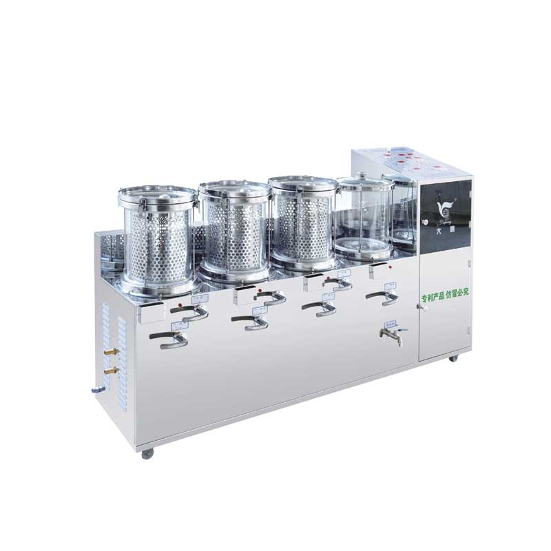 Electric frying constant pressure decocting and packaging machine series (two fried) DP2000-3A (3+1) type